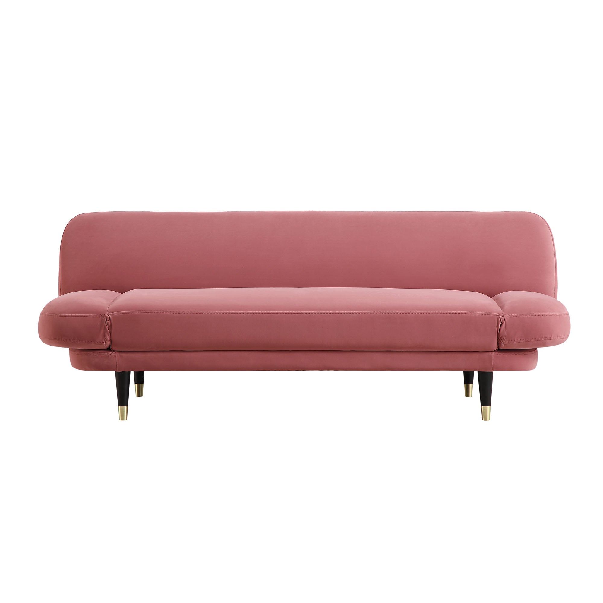 Solna 2-Seater Sofa Bed, Dusty Rose Velvet