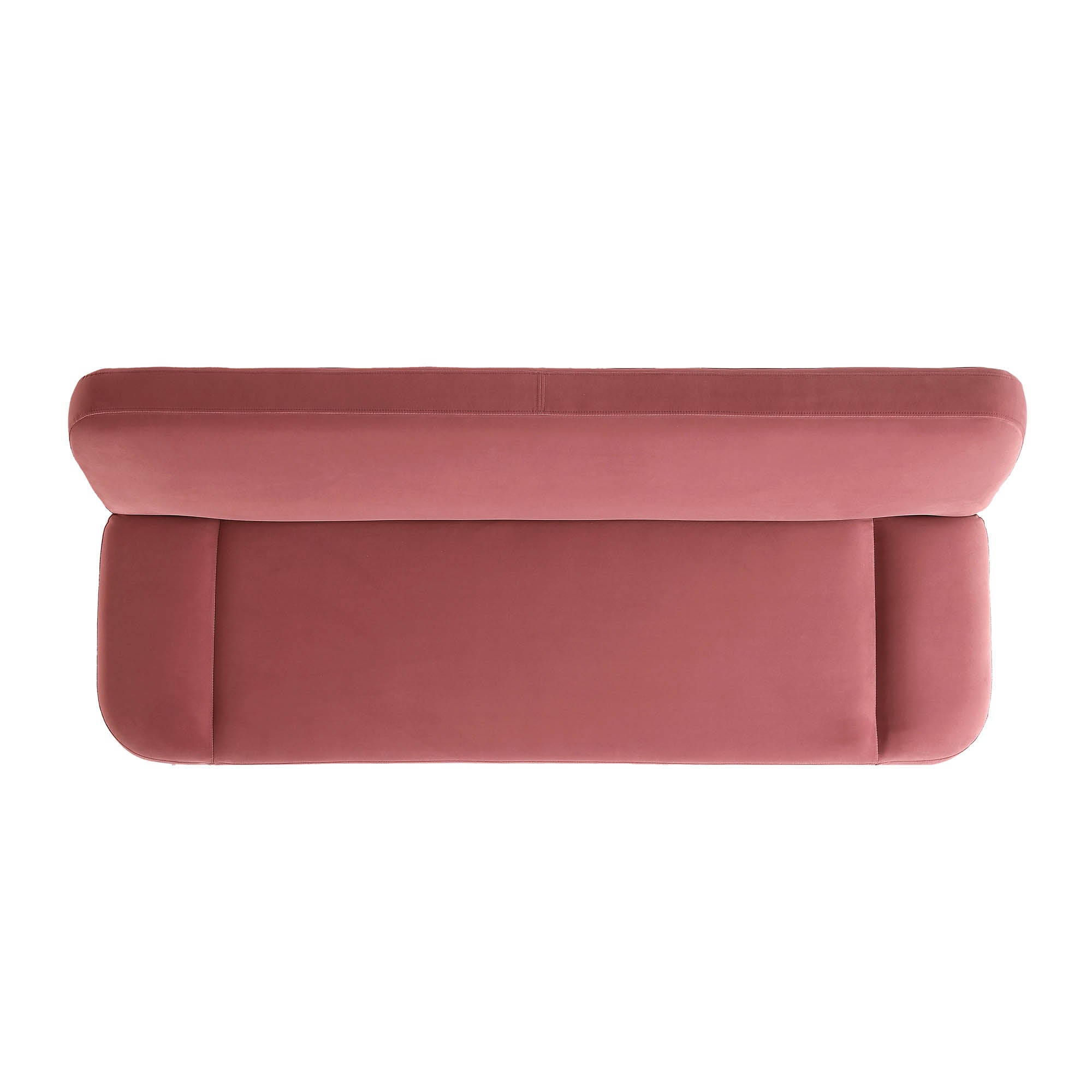 Solna 2-Seater Sofa Bed, Dusty Rose Velvet