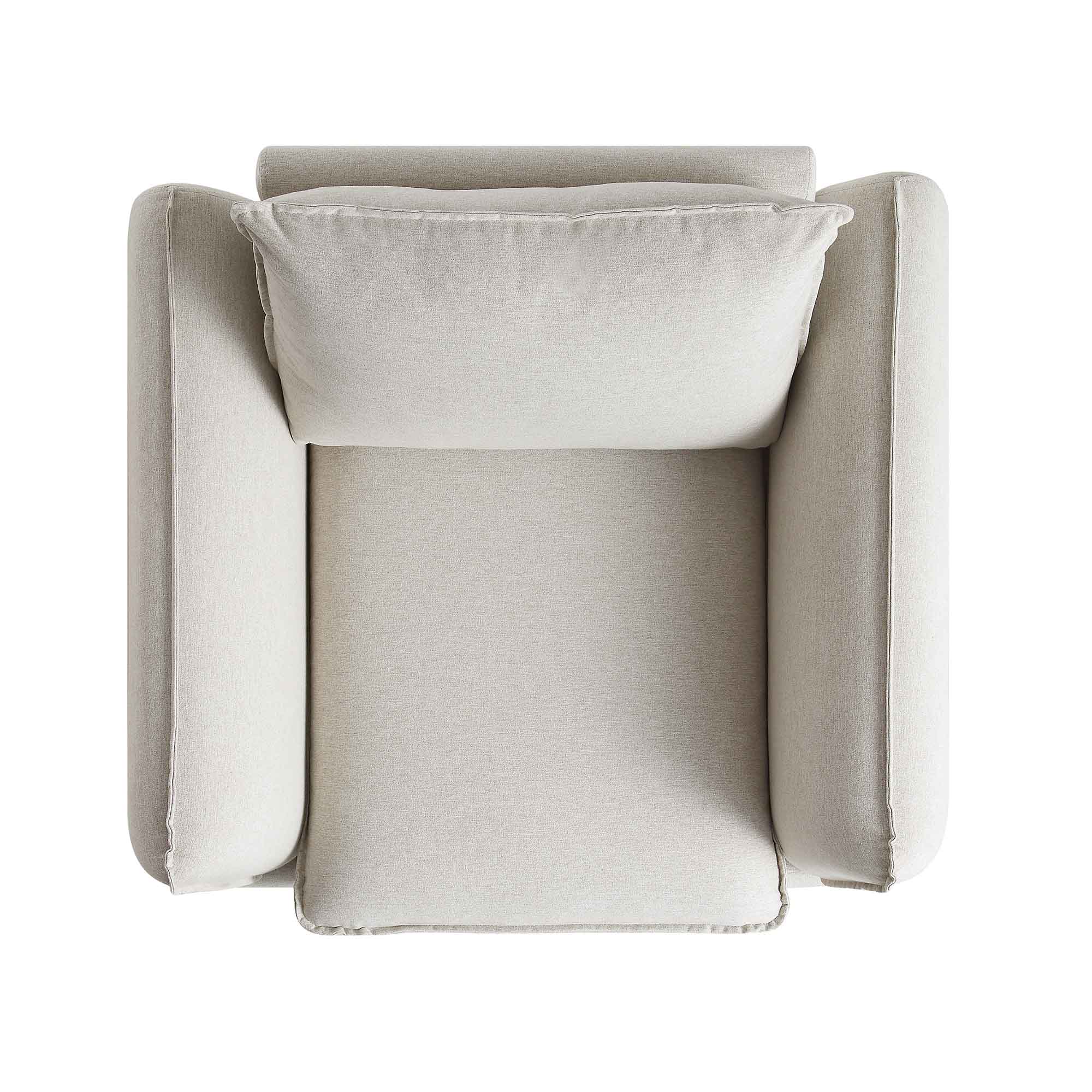 Obriel Oatmeal Fabric Armchair