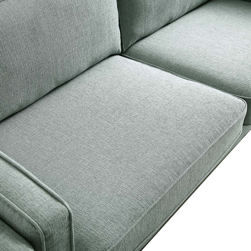 Dipley Sage Fabric Sofa, 3-Seater