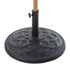 42lbs Solid Parasol Base, Black