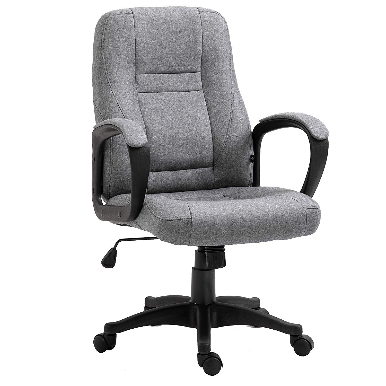 Swivel Office Desk Chair MO19 Grey Fabric